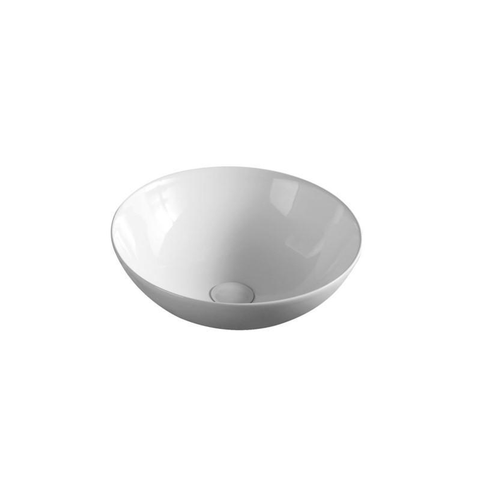 Aulic Argyle Gloss White Above Counter Basin 405 X 405 X 145mm