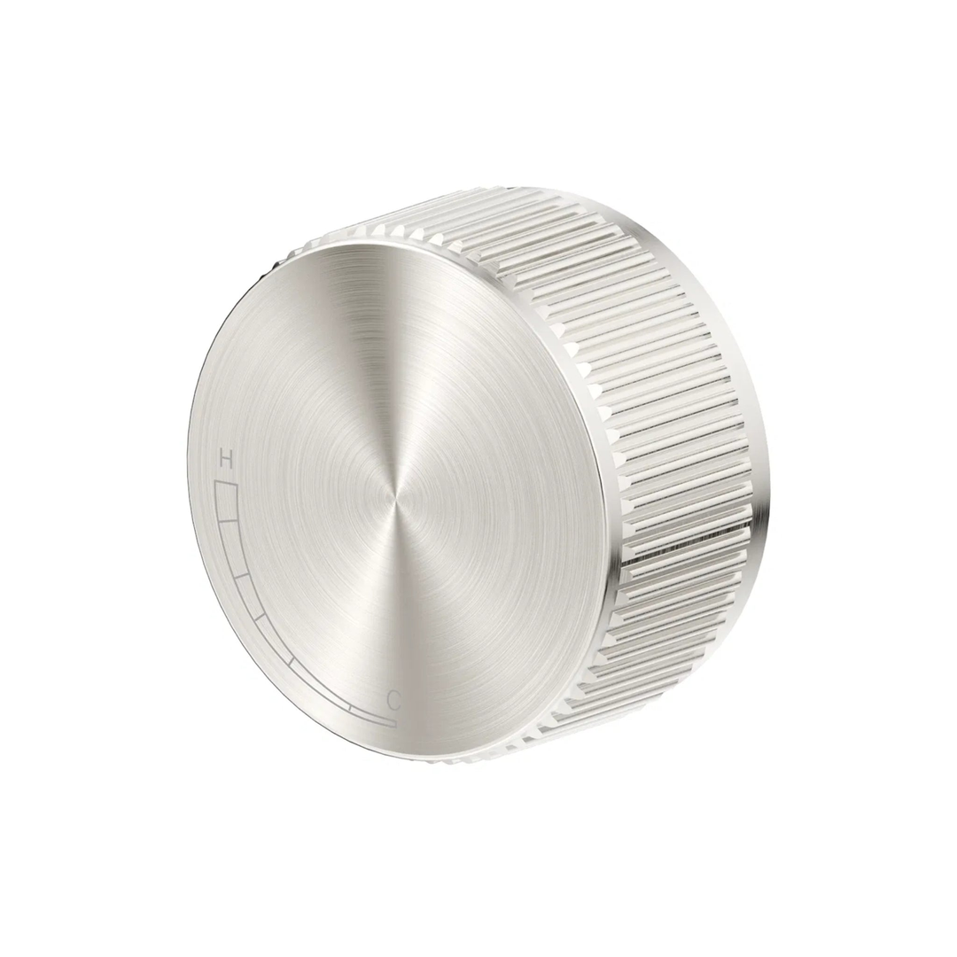 Bella Vista Mica Fluted Progressive Shower Mixer Brushed Nickel