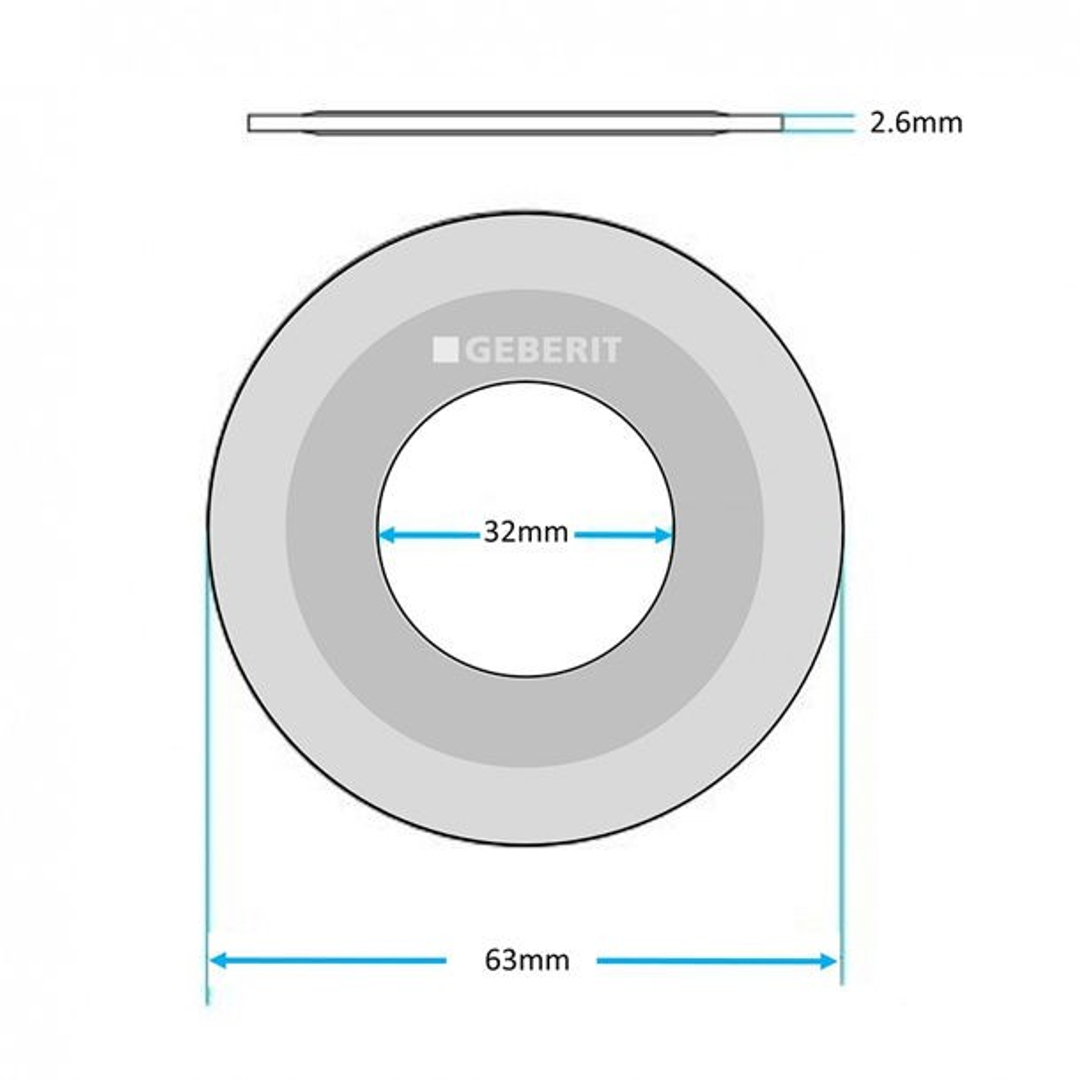 Geberit Outlet Valve Flush Seal Washer