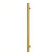 Radiant Brushed Gold Vertical 950Mm Round Non Heated Single Bar Towel Rail
