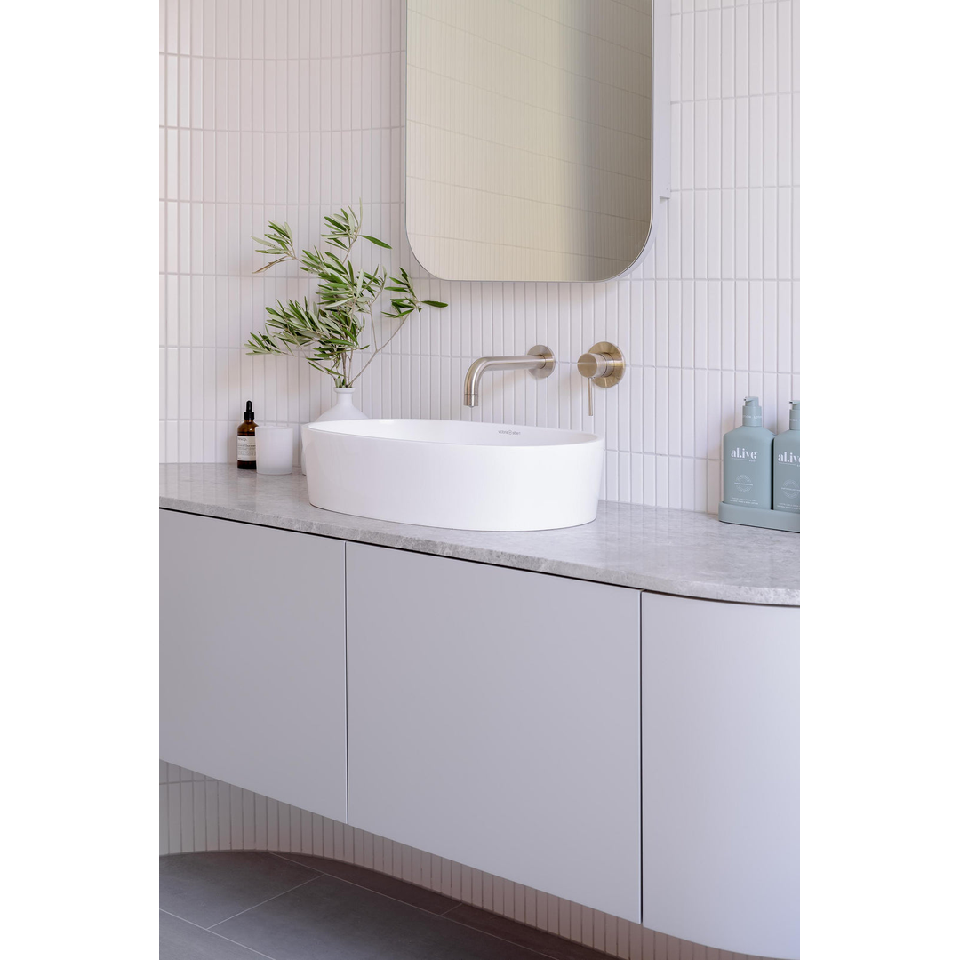 Meir Round Wall Mixer Finish Kit Brushed Nickel