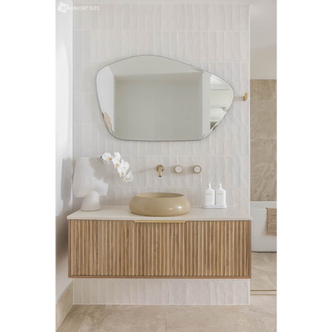 Timberline Elwood Vanity 900mm Centre Wg Basin Silksurface Ac Top Wall Hung