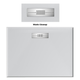 Oceano Stonelite Elite Base Centre Outlet S/Steel Grate 1200 X 900
