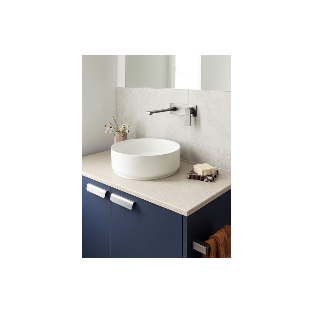 Phoenix Gloss Hand Towel Rail Brushed Carbon