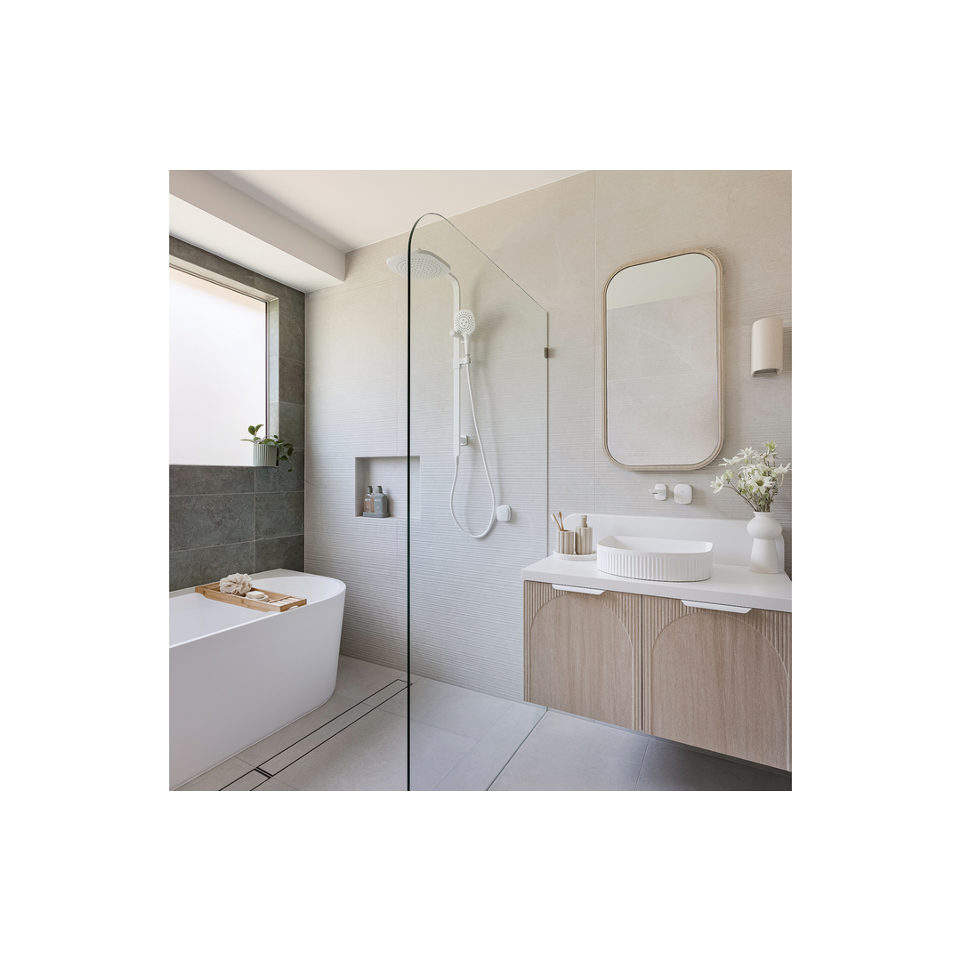 Phoenix Nuage Twin Shower Matte White