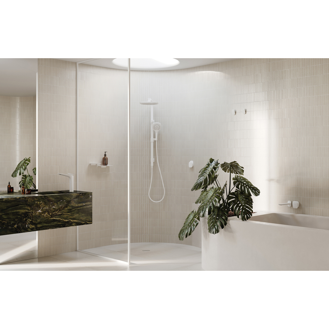 Phoenix Nuage Twin Shower Matte White