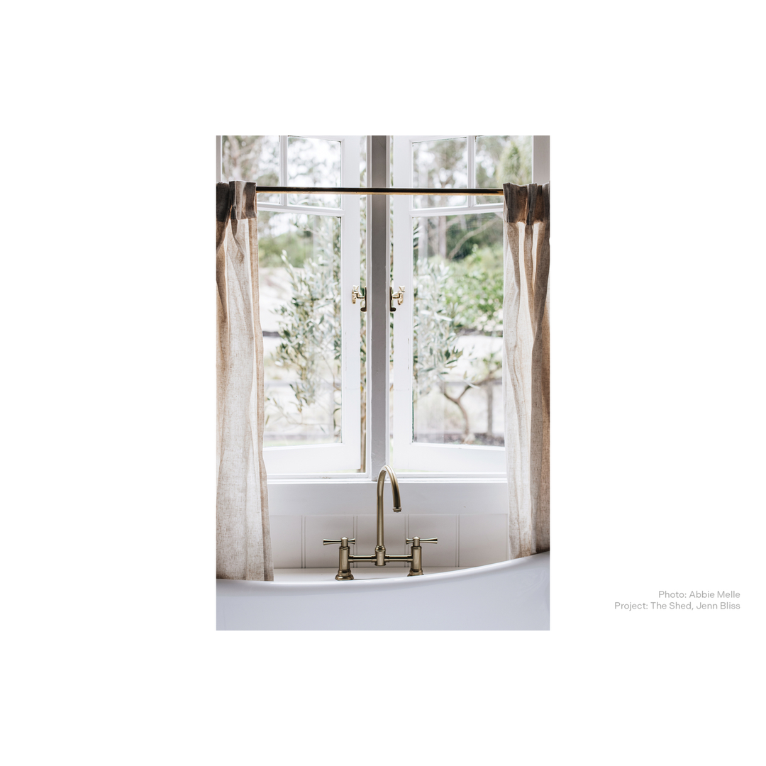 Phoenix Cromford Exposed Sink Set Brushed Gold