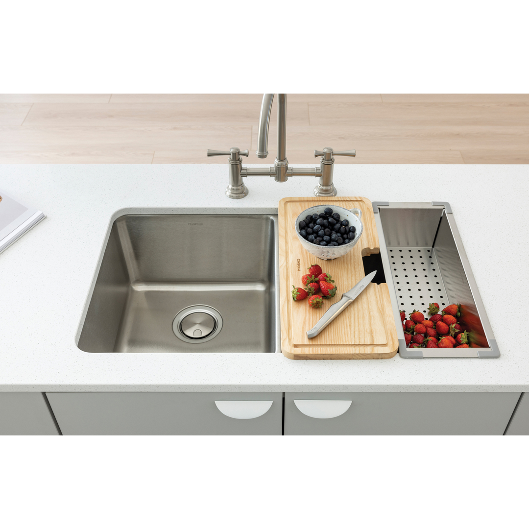 Phoenix 2000 Series Single Bowl Under / Over Sink Stainless Steel