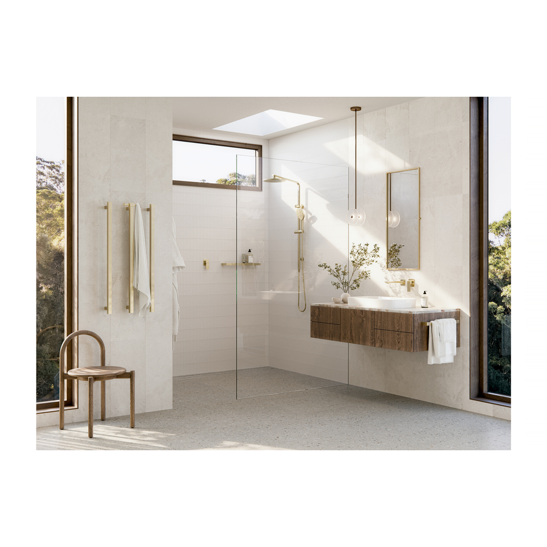 Phoenix Gloss Mkii Shower / Wall Mixer Brushed Gold