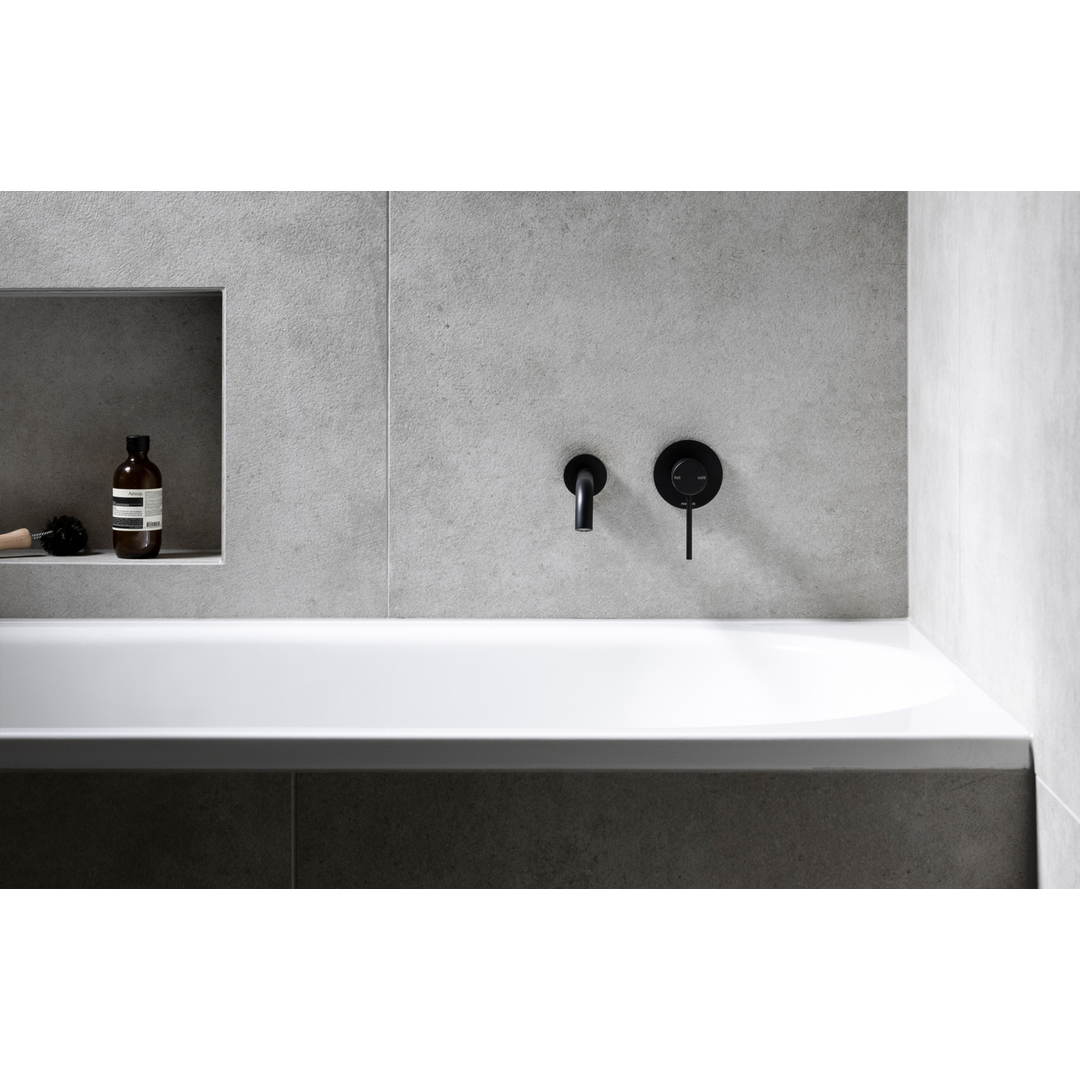 Phoenix Vivid Slimline Switchmix Wall/Shower Mixer - Matte Black