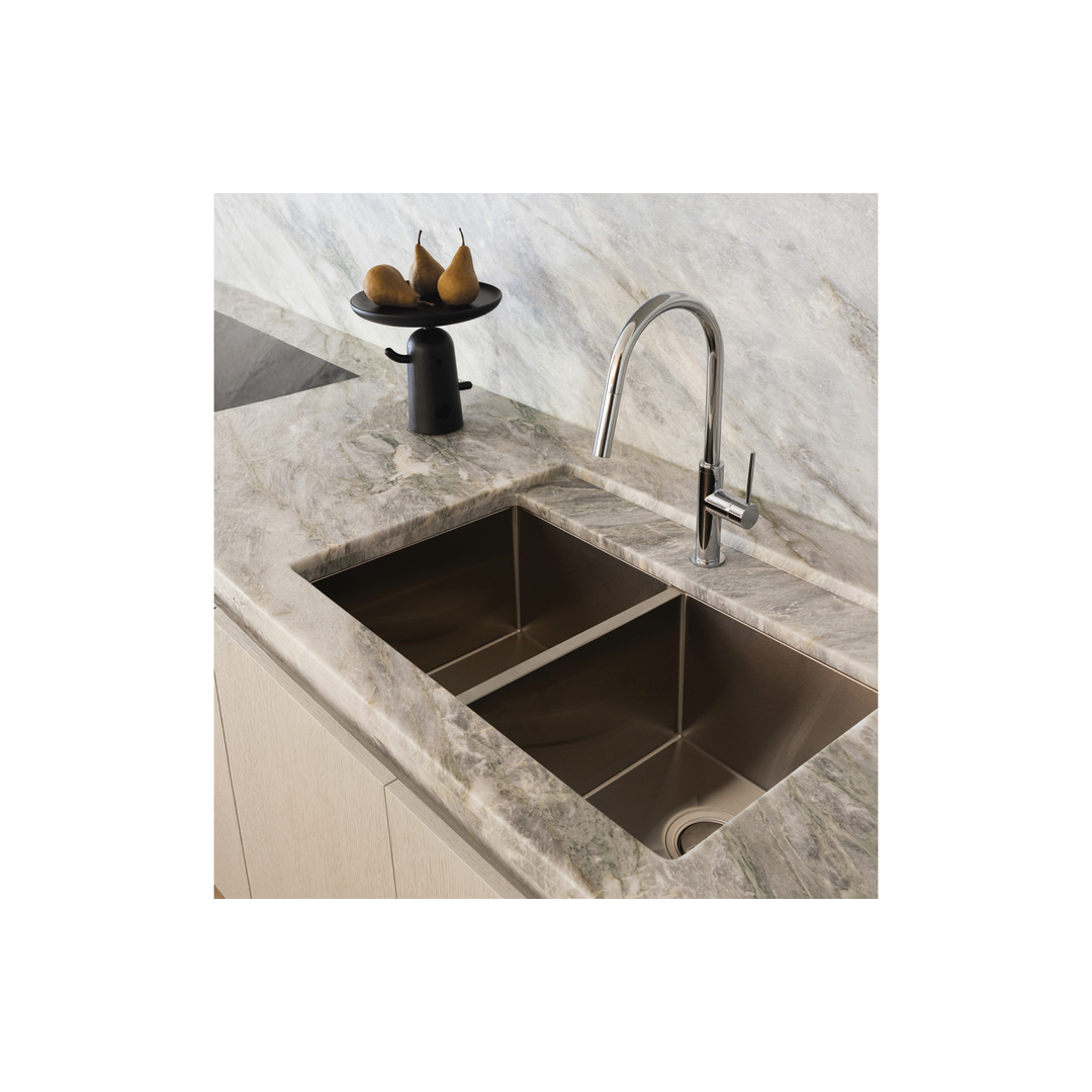 Phoenix Vivid Slimline Pull Out Sink Mixer - Chrome