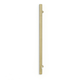 Radiant Light Gold Vertical 950Mm Round Non Heated Single Bar Towel Rail