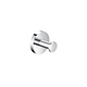 LINSOL Lux S2 Single Robe Hook - Chrome