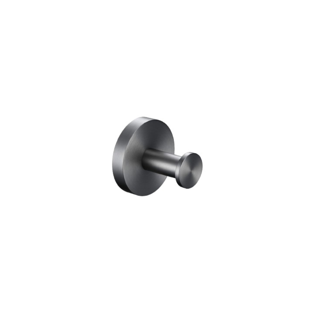 LINSOL Lux S2 Single Robe Hook - Gunmetal