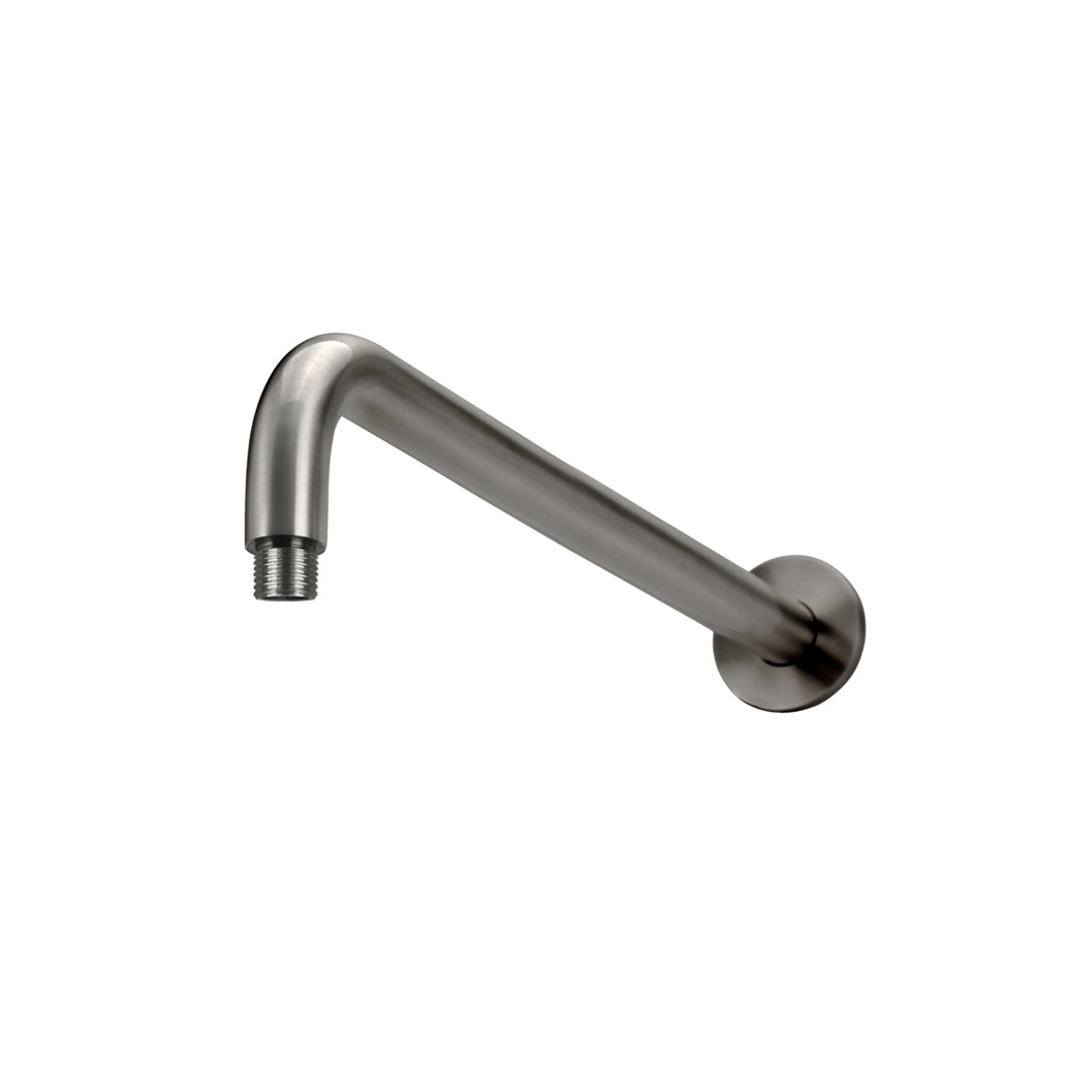 Meir Round Wall Shower Curved Arm 400Mm Shadow