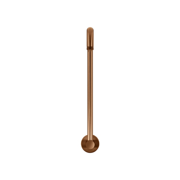 Meir High Rise Shower Arm Lustre Bronze
