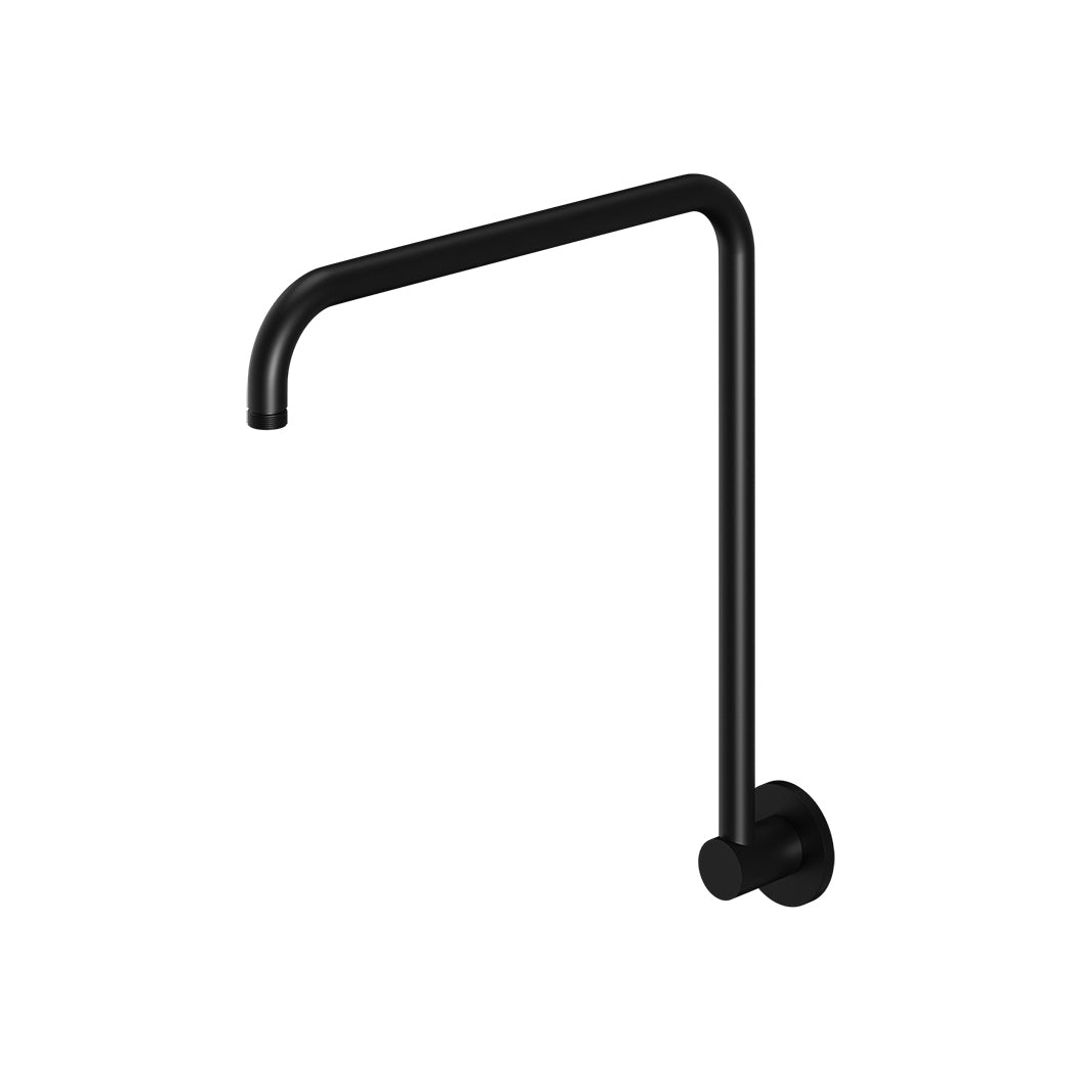 Meir High Rise Shower Arm Matte Black