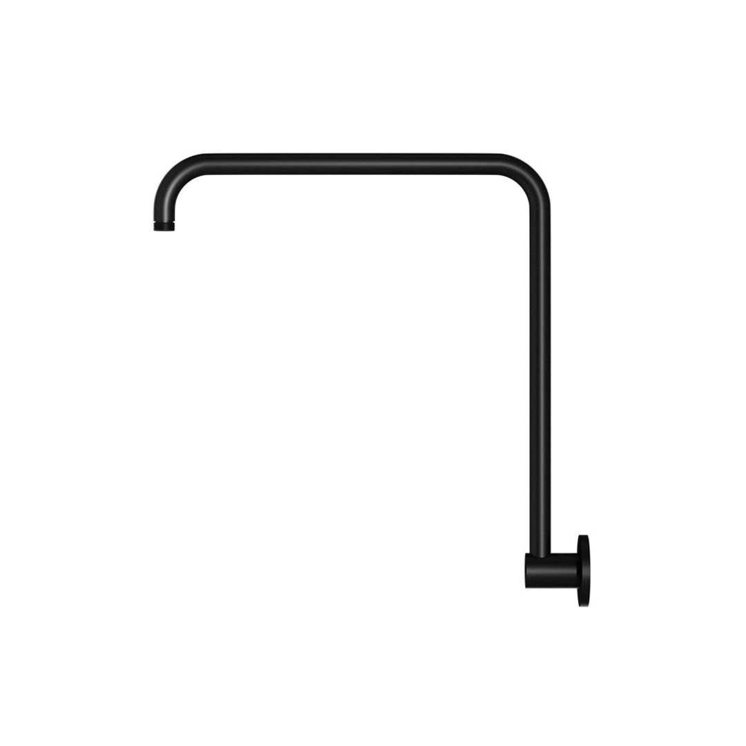 Meir High Rise Shower Arm Matte Black