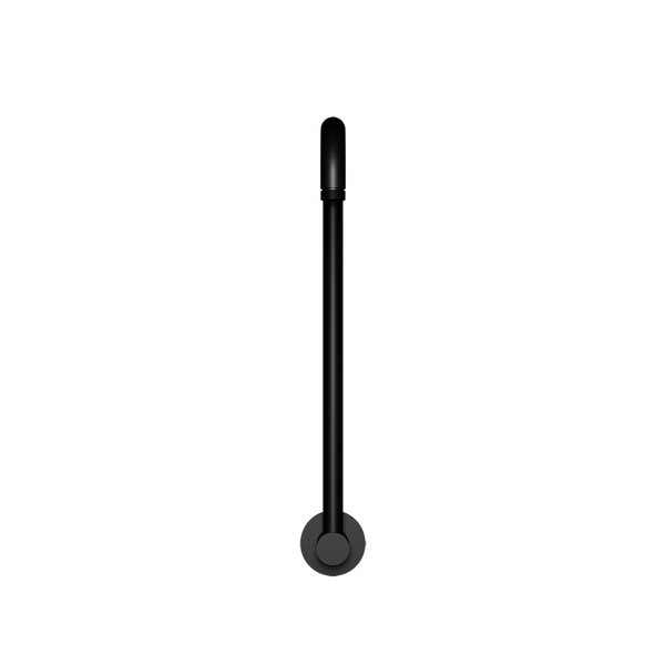 Meir High Rise Shower Arm Matte Black