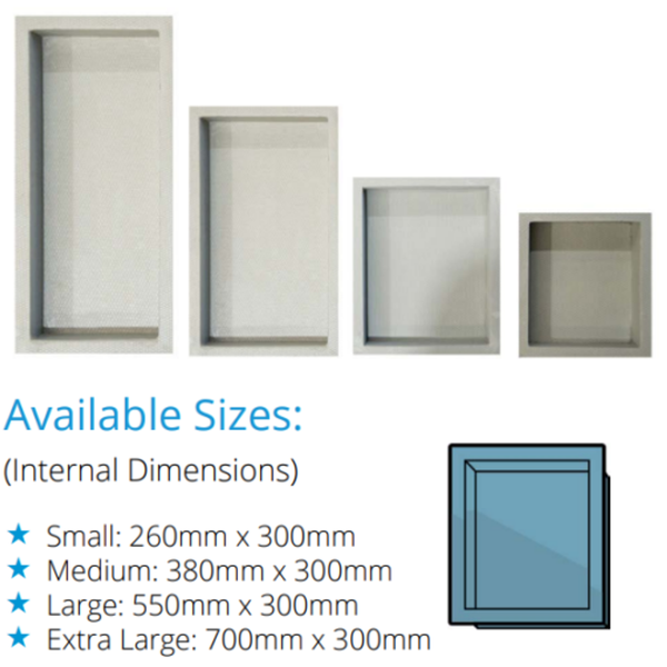 Marmox Shower Niche 300X380 Mmn-Sn380