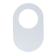 COVER PLATE PLASTIC SELF ADHESIVE 50MM OFFSET PIPE SIZE HOLE