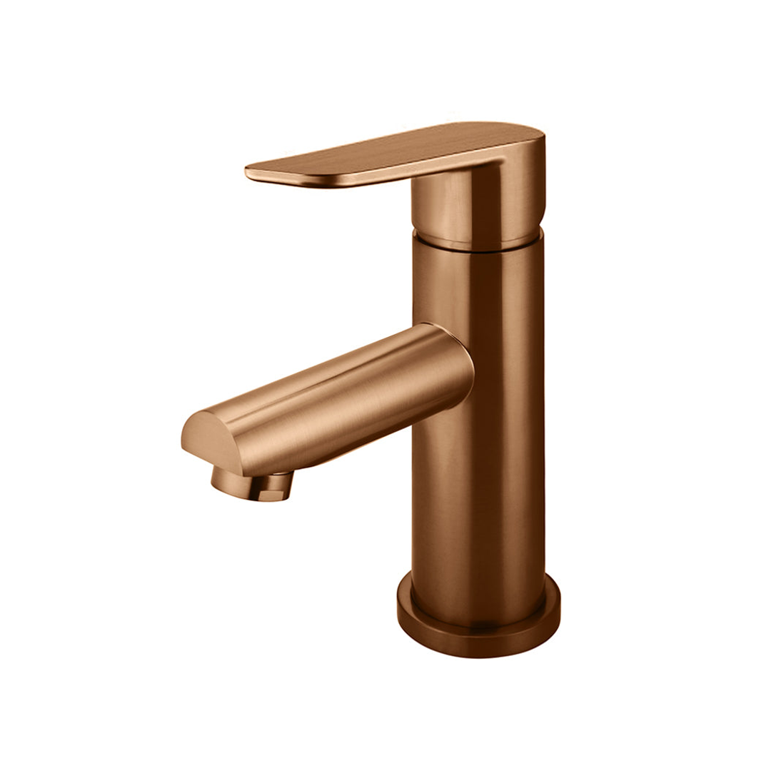 Meir Round Paddle Basin Mixer Lustre Bronze