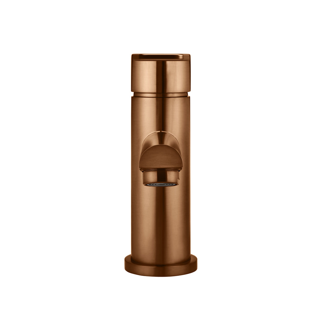 Meir Round Paddle Basin Mixer Lustre Bronze