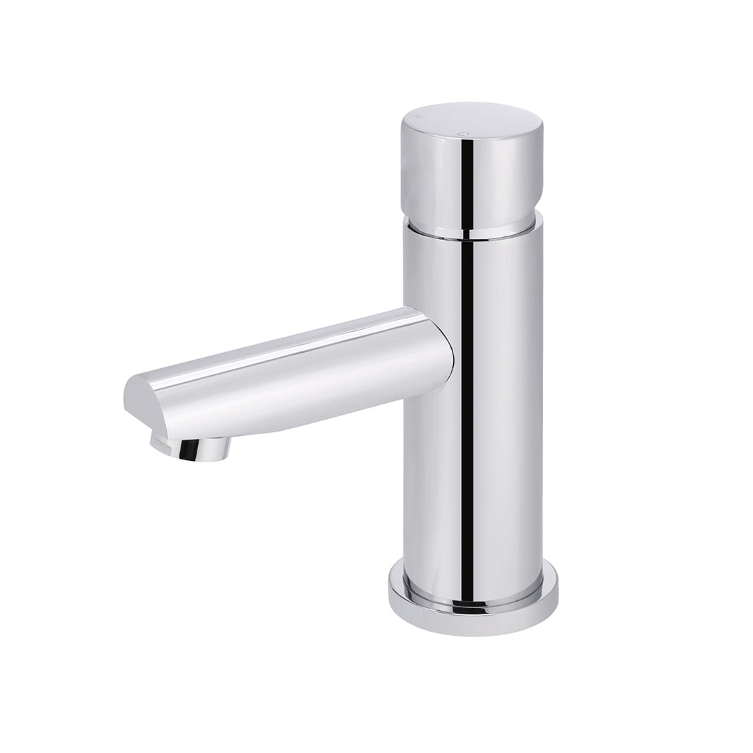 Meir Round Pinless Basin Mixer Polished Chrome