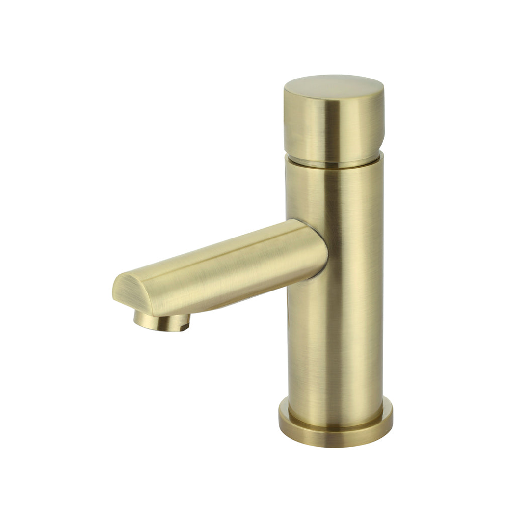 Meir Round Pinless Basin Mixer Tiger Bronze