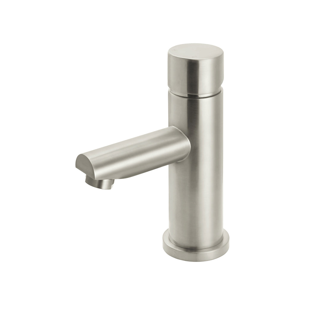 Meir Round Pinless Basin Mixer Brushed Nickel
