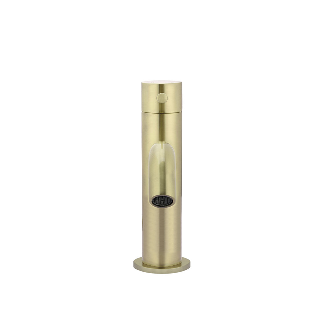Meir Piccola Basin Mixer Tap Tiger Bronze Gold Mb03Xs-Bb