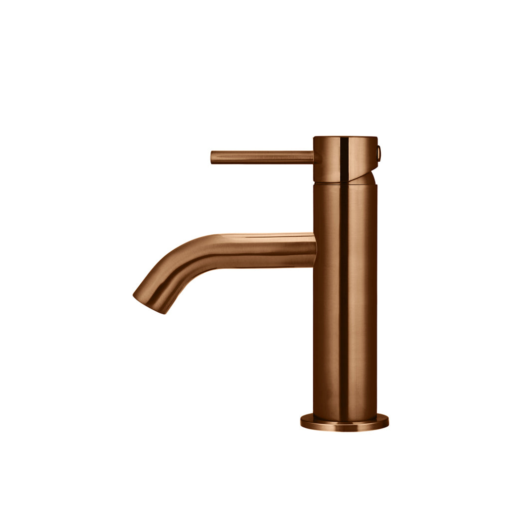 Meir Piccola Basin Mixer Tap Lustre Bronze