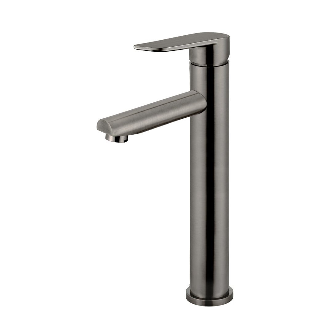 Meir Round Paddle Tall Basin Mixer Shadow Mb04Pd-R2-Pvdgm