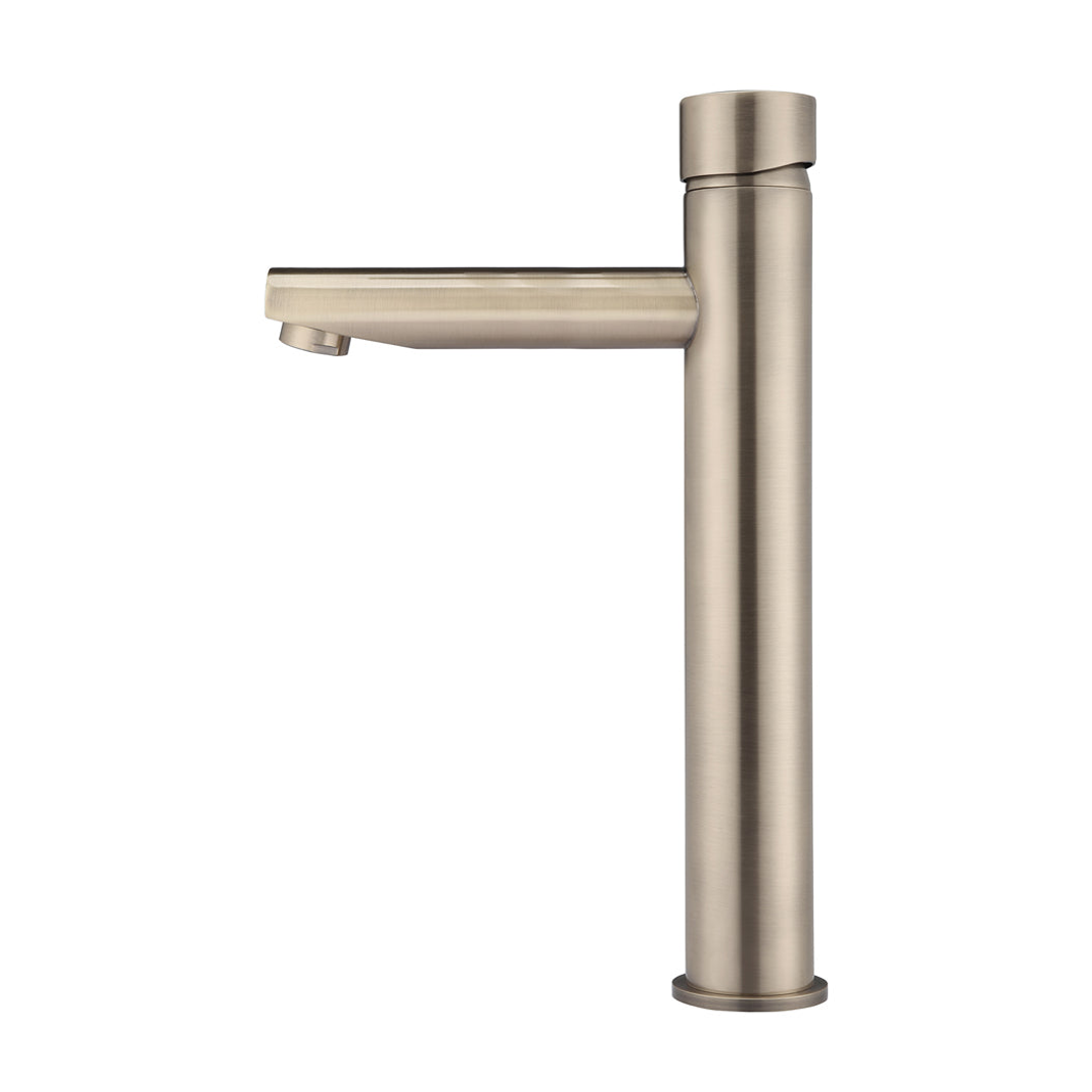 Meir Round Pinless Tall Basin Mixer Champagne