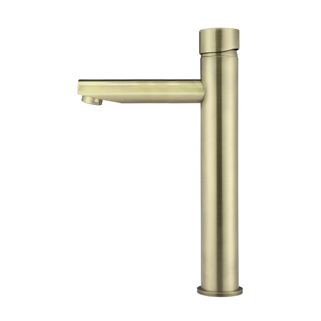 Meir Round Pinless Tall Basin Mixer Tiger Bronze