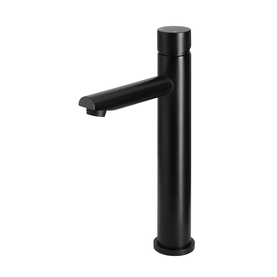 Meir Round Pinless Tall Basin Mixer Matte Black