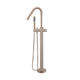 Meir Round Pinless Freestanding Bath Spout And Hand Shower Champagne