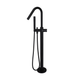 Meir Round Pinless Freestanding Bath Spout And Hand Shower Matte Black