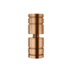 Meir Shower Door Round Handle Lustre Bronze