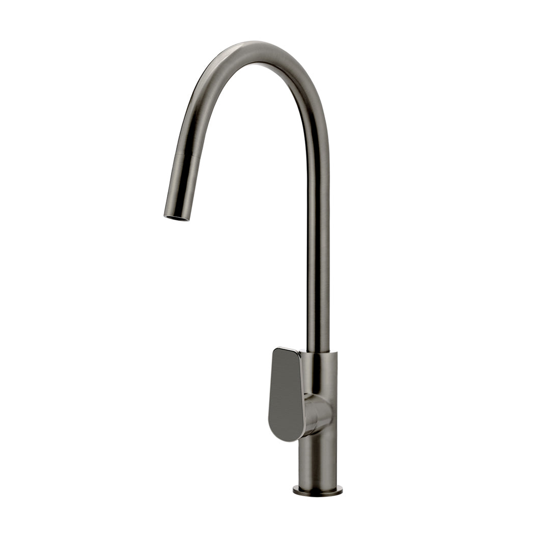 Meir Round Paddle Piccola Pull Out Kitchen Mixer Tap Shadow Mk17Pd-Pvdgm