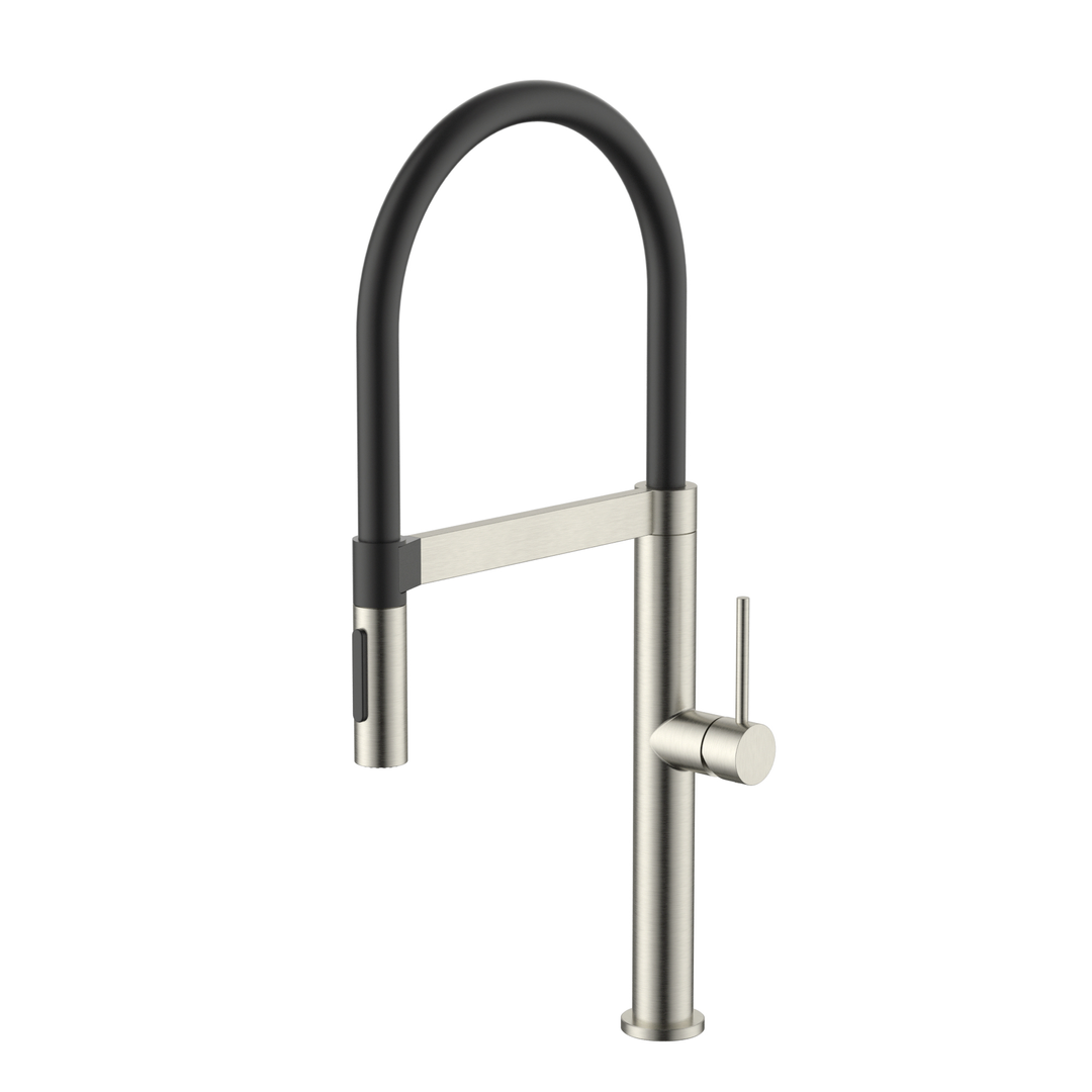 Meir Pull Down Kitchen Mixer With Magnetic Dock Brushed Nickel Mk19-Pvdbn