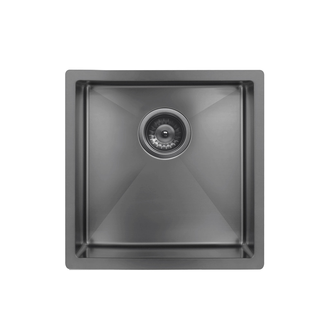 Meir Kitchen Sink Single Bowl 450 X 450 Shadow