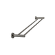Meir Round Double Towel Rail 600Mm Shadow