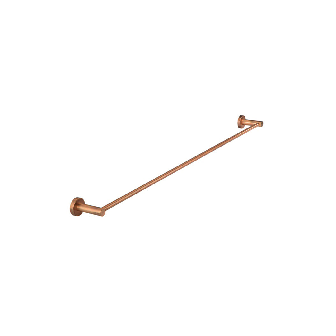 Meir Round Single Towel Rail 900Mm Lustre Bronze