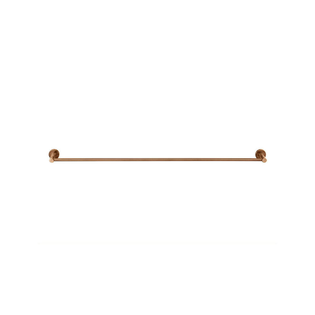 Meir Round Single Towel Rail 900Mm Lustre Bronze