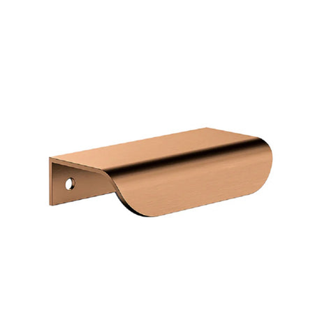 Meir Oppen Edge Pull 75Mm Cabinet Handle Lustre Bronze