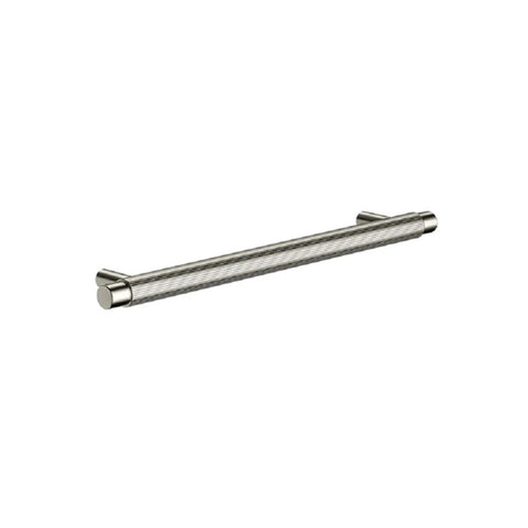 Meir Oppen Round Pull 200mm Cabinet Handle (Linear) Brushed Nickel