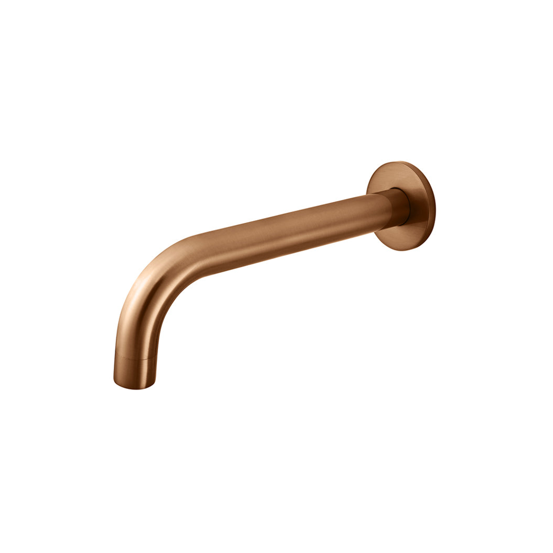 Meir Universal Round Curved Spout Lustre Bronze
