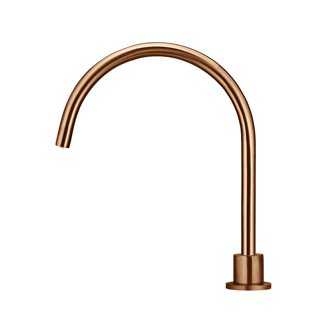 Meir Round High Rise Swivel Hob Spout Lustre Bronze