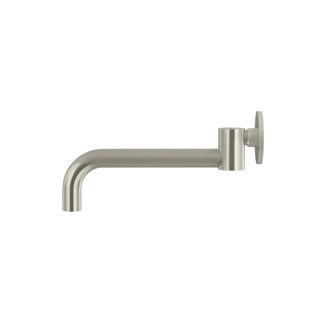 Meir Round Swivel Wall Spout Brushed Nickel